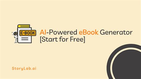 AI Powered eBook Generator .